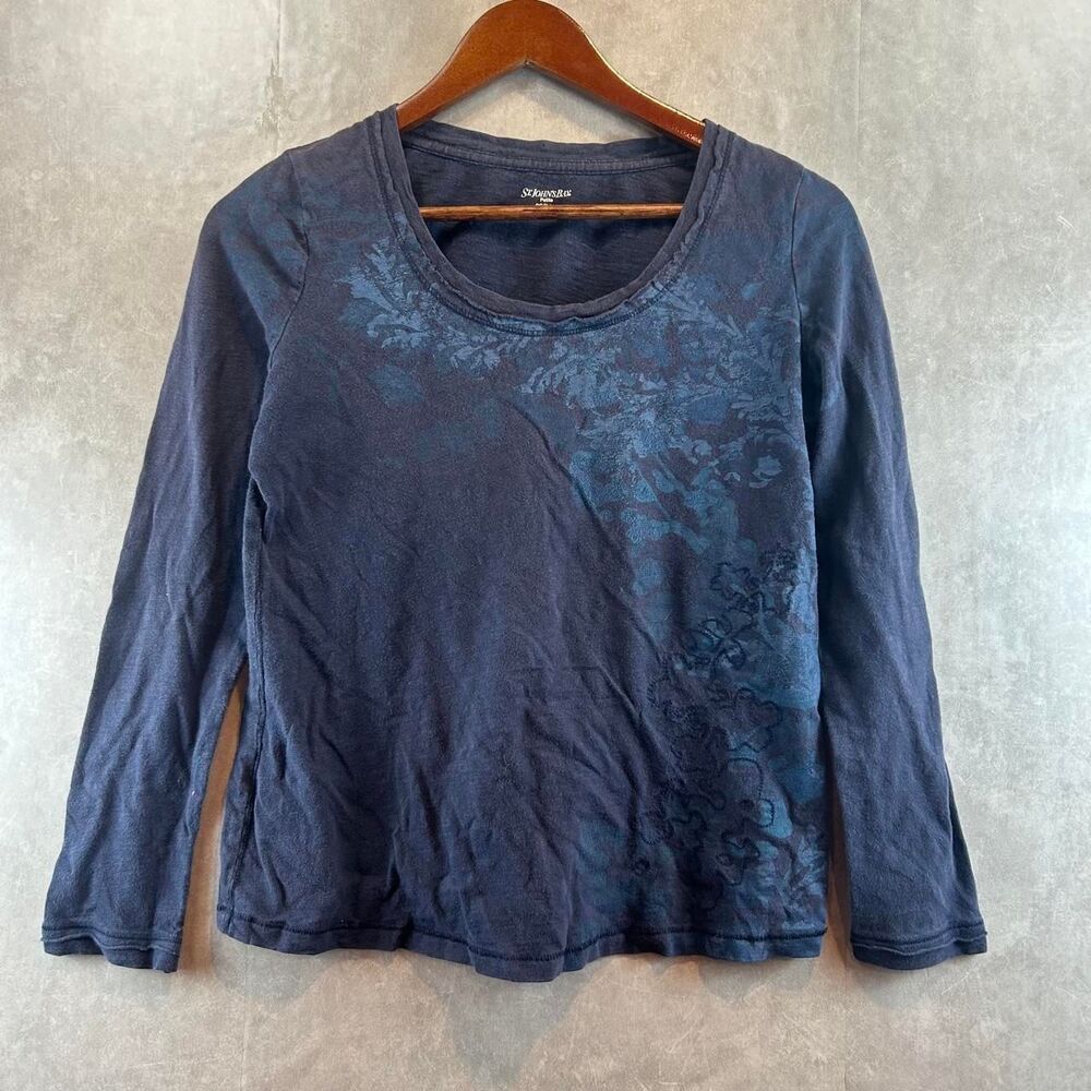 St-john-s-bay Women's Navy and Blue Shirt